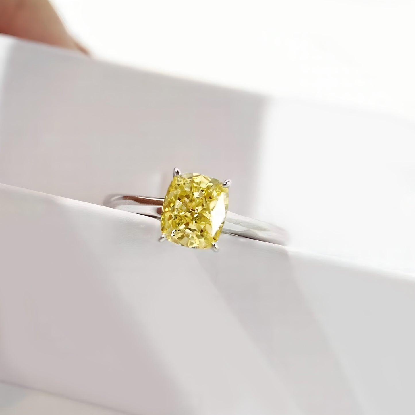 1.5ct Yellow Diamond Ring